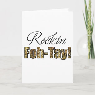 40e anniversaire ou Carte de remerciements Rockin'