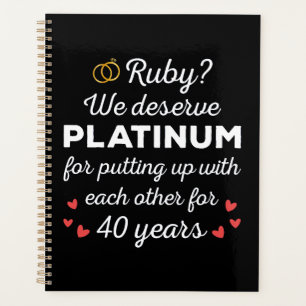 40ème anniversaire du Mariage I - Ruby Funny Coupl