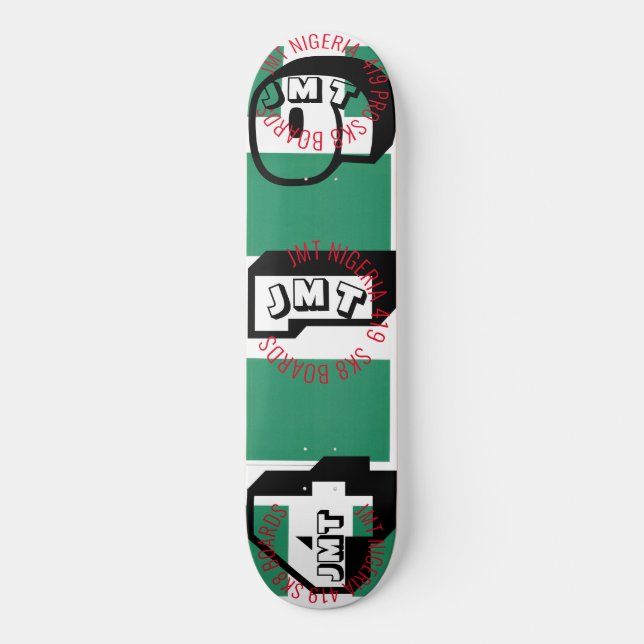 419  JMT NIGERIA 8 1/4" Planche de Skateboard (Recto)