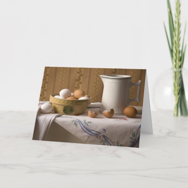 4211 Oeufs et Pitcher Carte d'anniversaire (Devant)