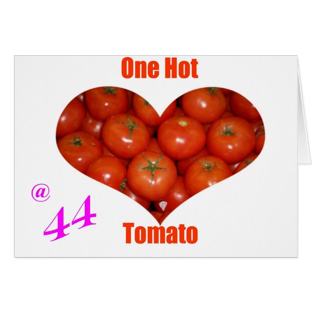 44 Une tomate chaude (Devant horizontal)