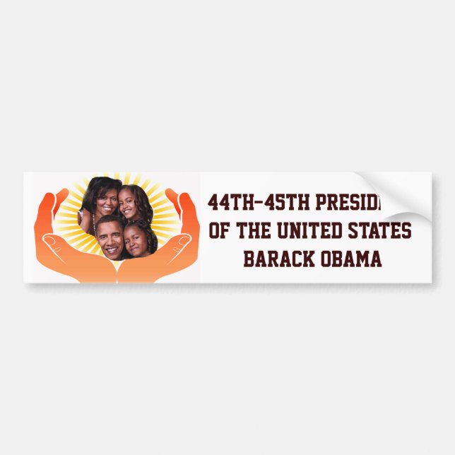 44ème-45ème-président, Barack Obama_ Sticker (Devant)
