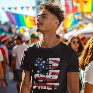 45 48 Fight Mens Valeur T-shirt Arrière - plan du