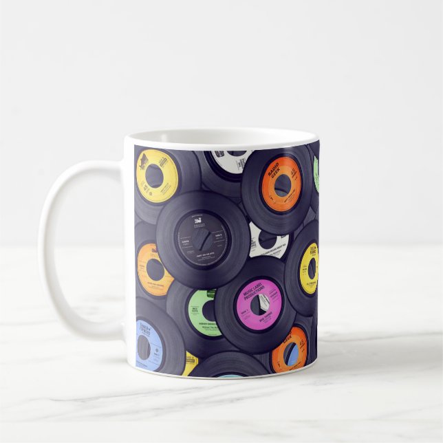 45 disques tasse de café (Gauche)