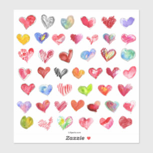 45 Love Heart Designs For Stickers