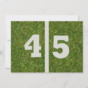 45e anniversaire ! Invitation personnalisable
