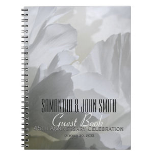 45e anniversaire Mariage de la fête Peony Livre d'