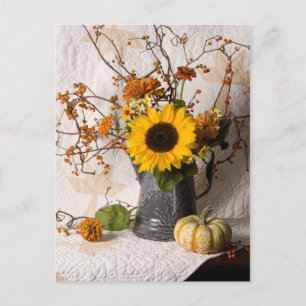 4663 Carte postale florale d'automne
