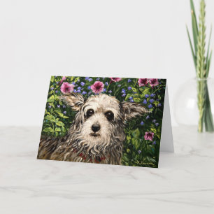 4796b Carte d'anniversaire pour les chiens et les
