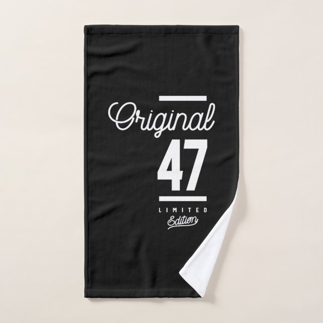 47 Ans - 47e Anniversaire Drôle cadeau (Serviette à main)