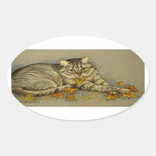 4872 autocollants de chat d'automne