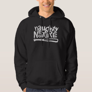 48.Naughty By Nature - White Classic Logo Pullover