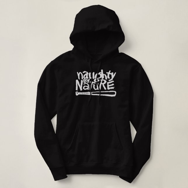 48.Naughty By Nature - White Classic Logo Pullover (Design devant)