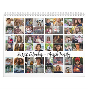 48 Photo - Simple Calendrier Familial Moderne Pers