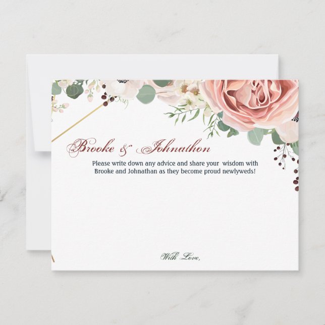 4.25x5.5 Carte de conseil Geometry Garden Rose Ane (Devant)