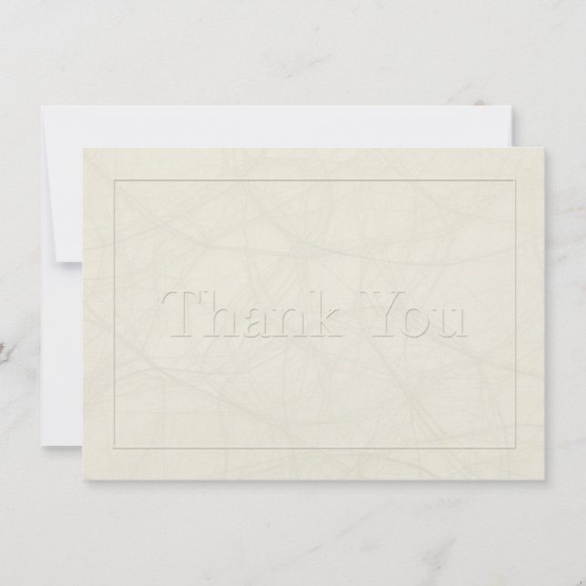 4 cartes plates simples de Merci de sympathie (Devant)
