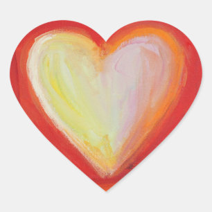 4 Coeurs d'amour Art Autocollants personnalisés