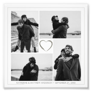 4 Collage de photos Anniversaire Photo Élargisseme