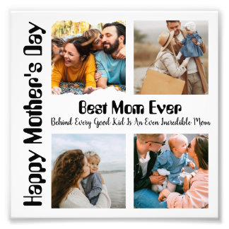 4 Collage photo Meilleure maman jamais