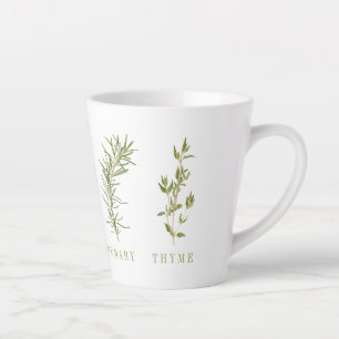 4 HERBES FRAÎCHES Latte Mug