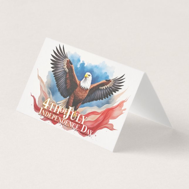 4 juillet Aigle – Conception d'art patriotique (Front)