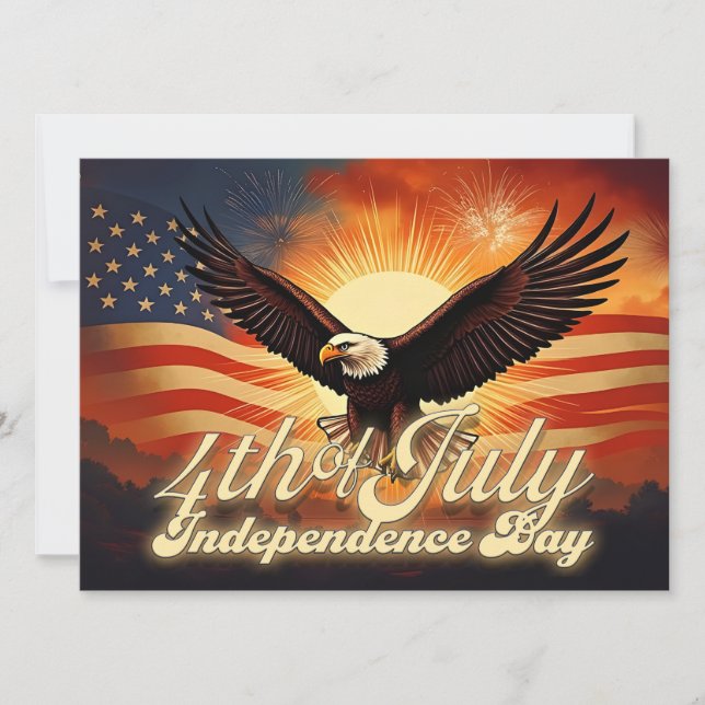 4 juillet - Aigle majestueux et feux d'artifice 🦅 (Devant)