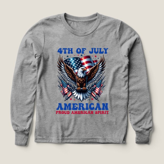 4 juillet American Eagle Sublimation-61001 (Motif recto)