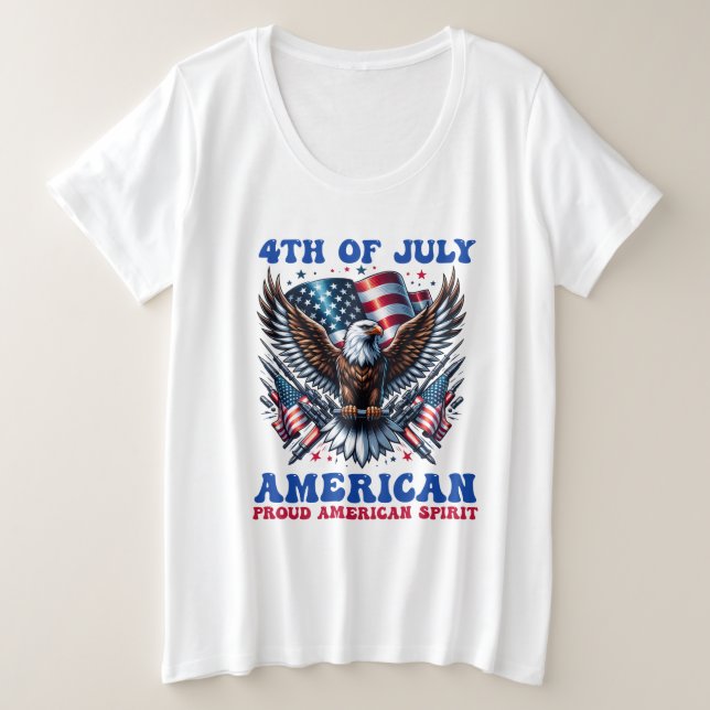 4 juillet American Eagle Sublimation-61902 (Design devant)
