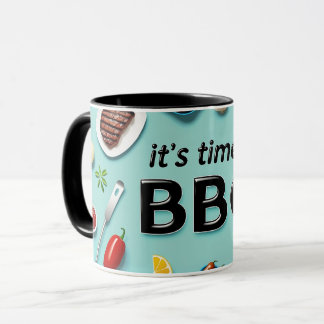 4 juillet BBQ Mug - Chiens Chauds, Feux d'artifice