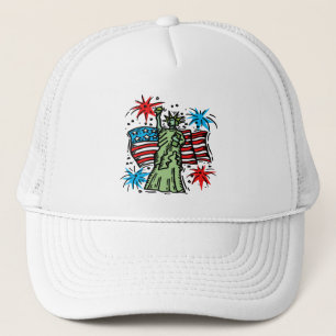 4 juillet casquette de baseball : "Madame Liberty