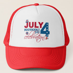 4 JUILLET casquette de fête - choisissez la couleu