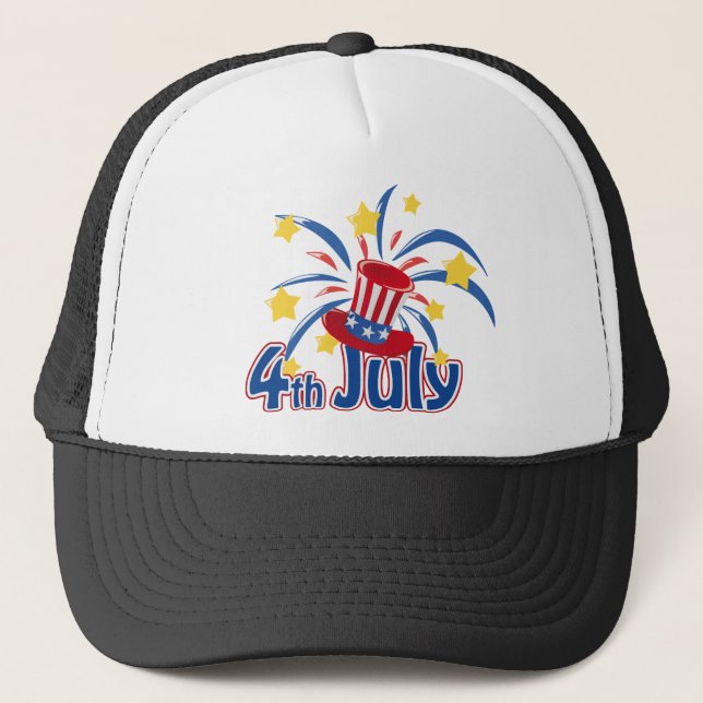 4 juillet casquette de Jour de la Déclaration (Devant)