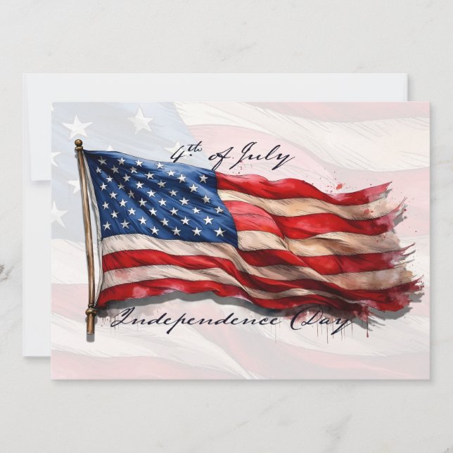 4 juillet - Célébrer avec le drapeau américain (Devant)