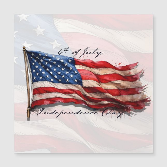 4 juillet - Célébrer avec le drapeau américain (Devant)