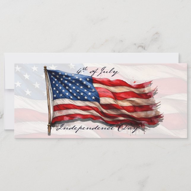 4 juillet – Célébrez avec le drapeau américain (Devant)