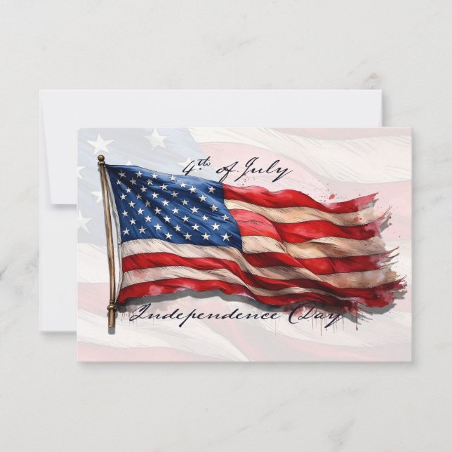 4 juillet – Célébrez avec le drapeau américain (Devant)