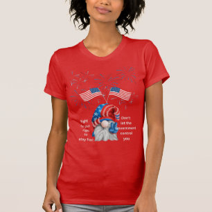 4 juillet Combattez Votre T-Shirt Droit