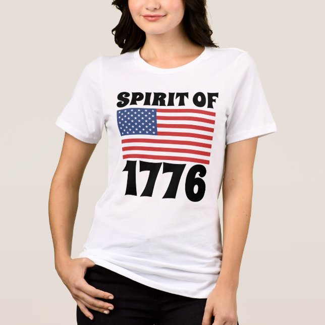 4 juillet, ESPRIT DE T-SHIRTS 1776 (Recto)