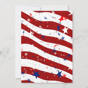 4 juillet, fête de l'Indépendance Invitation barbe