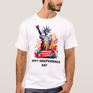 4 juillet Fête de l'Indépendance T-shirt