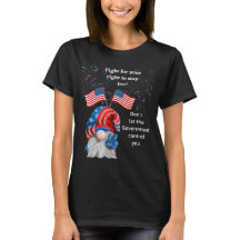 4 juillet Gnome avec T-shirt drapeau américain
