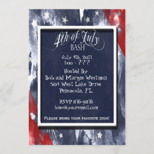 4 juillet invitations de partie