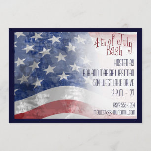4 juillet invitations de partie