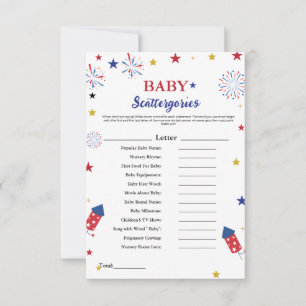 4 juillet jeux de baby shower pour bébés