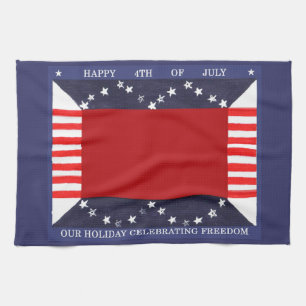 4 juillet Liberté Américaine MoJo Serviette de cui