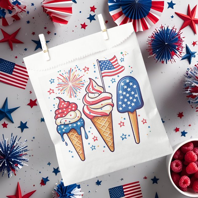 4 juillet Sacs préférés à la crème glacée (Créateur téléchargé)