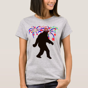 4 juillet Squatchin' avec T-shirt Fireworks