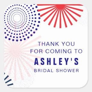 4 juillet Stickers Fireworks pour Favoriser les ét