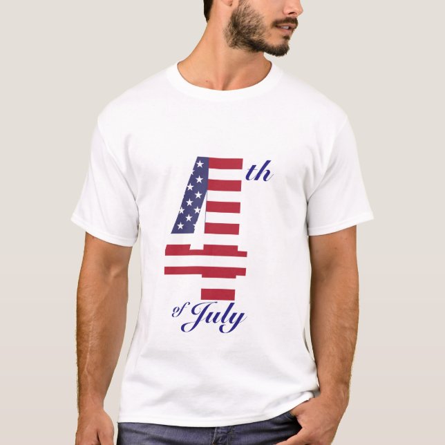 4 juillet T-shirt (Devant)