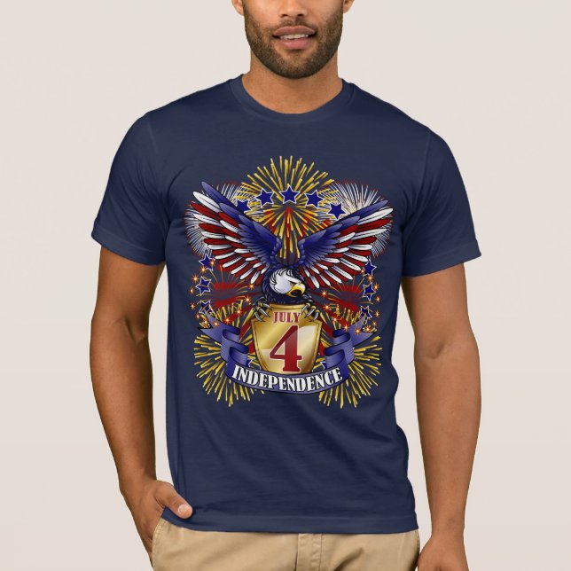 4 juillet T-shirt II de l'indépendance (Devant)